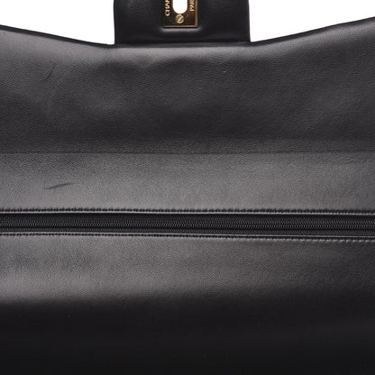 Chanel Lambskin Quilted Maxi Double Flap Black 14 of 16