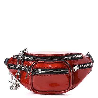Alexander Wang Patent Attica Mini Belt Bag Red 1 of 10