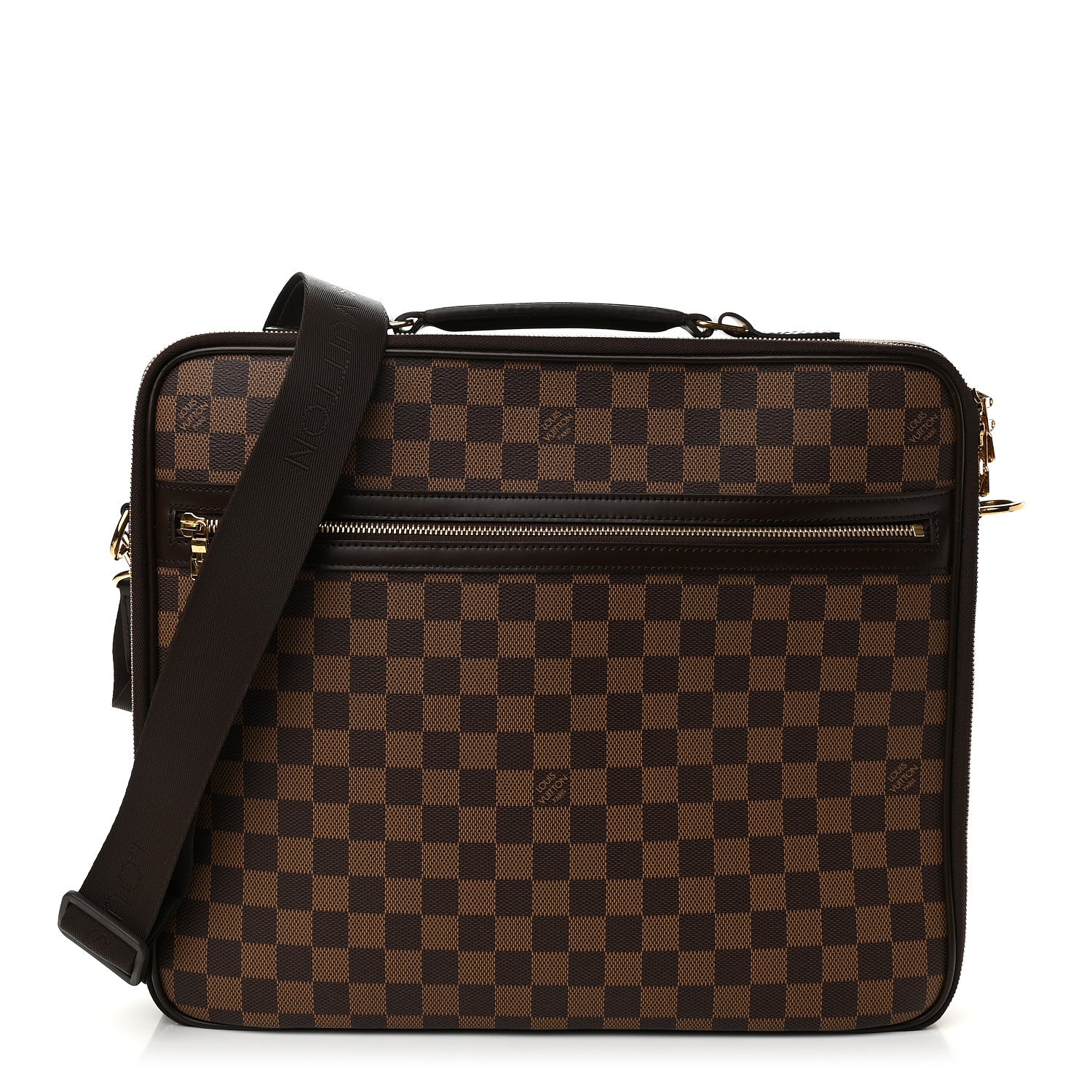 Louis Vuitton Damier Ebene Porte Ordinateur Sabana NM Computer Case 1 of 8