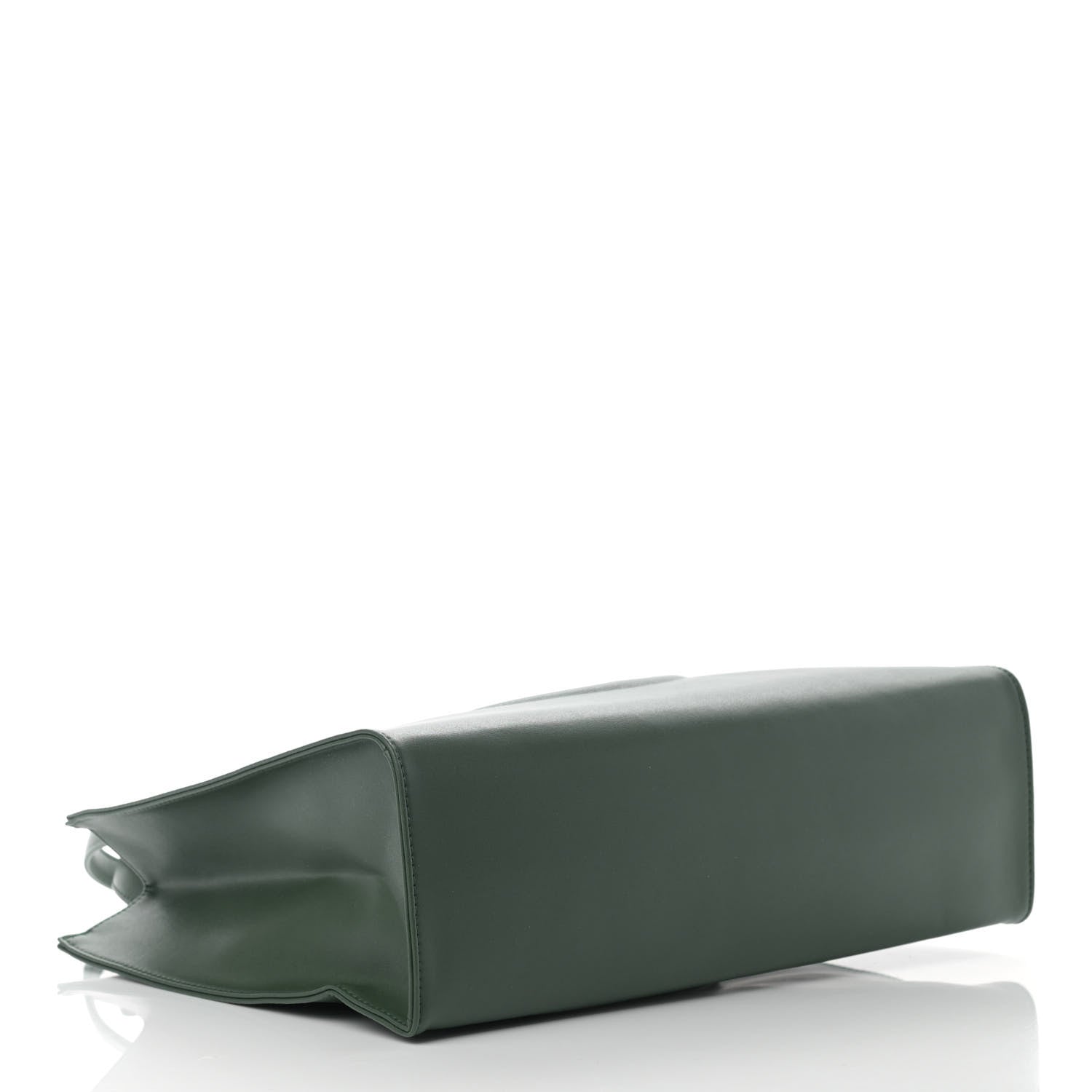 Telfar Vegan Leather Medium Shopping Bag Dark Olive 4 of 10