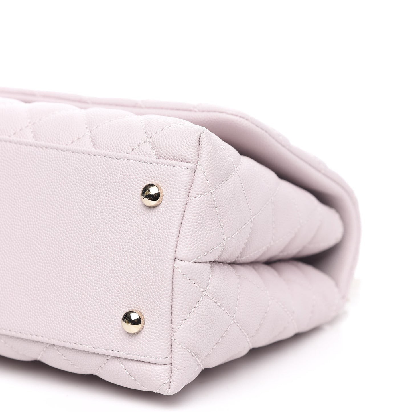 Caviar Quilted Small Coco Handle Flap Lilas Lilac