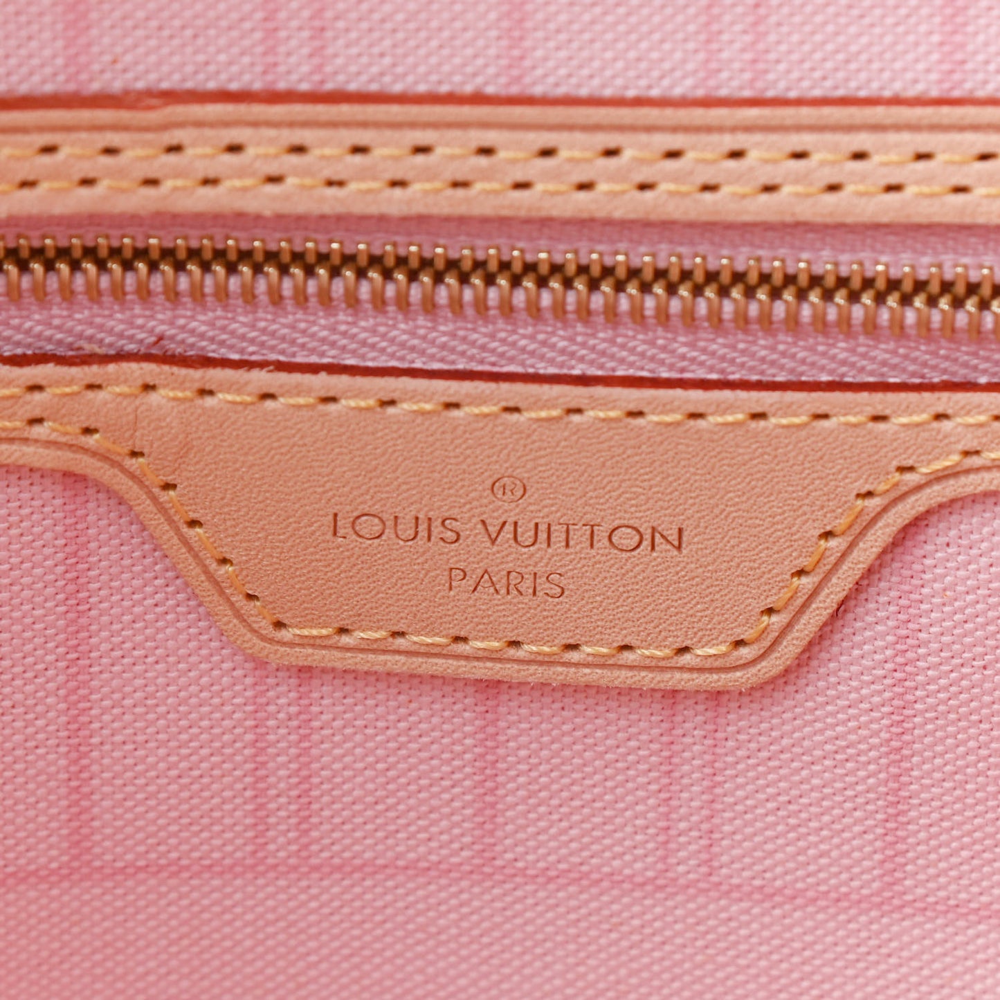 Damier Azur Neo Neverfull MM Rose Ballerine