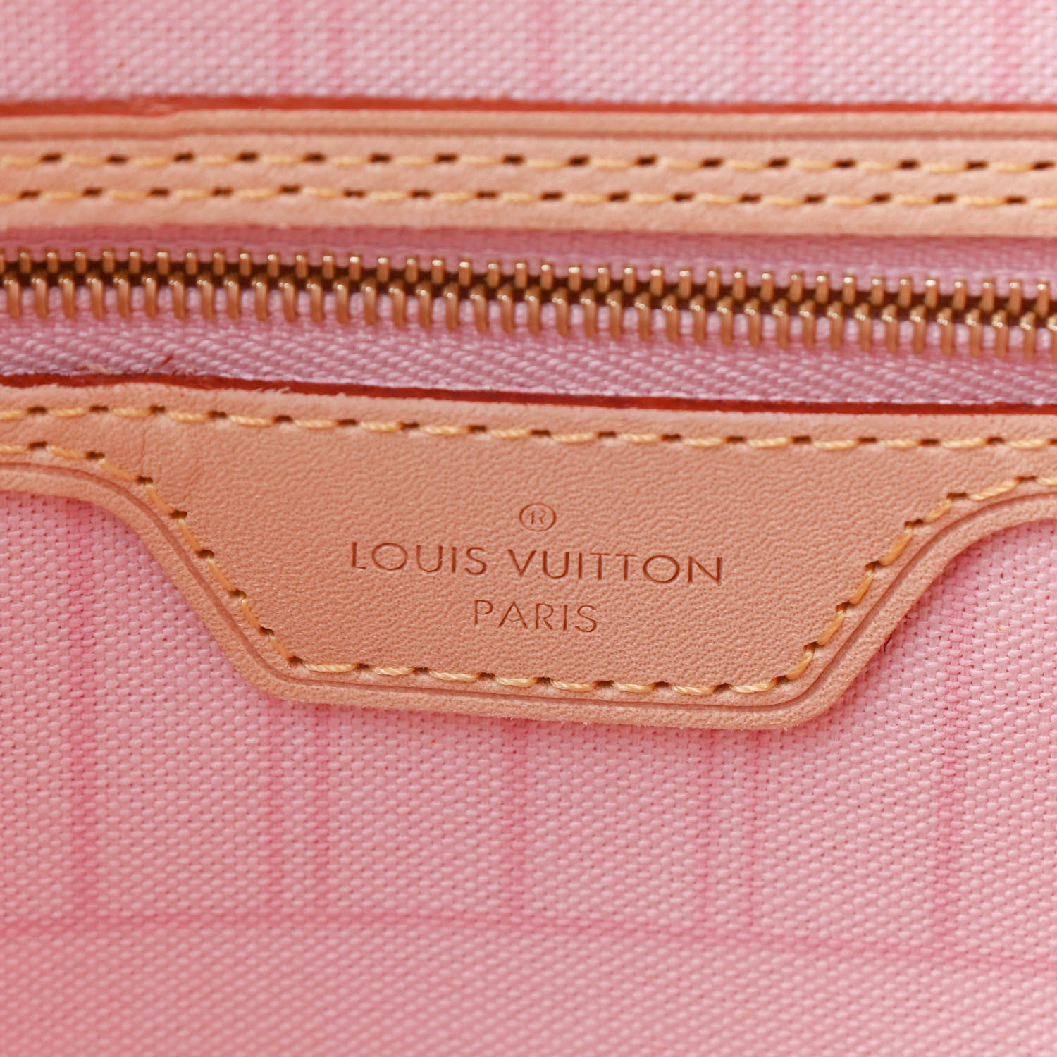 Louis Vuitton Damier Azur Neo Neverfull MM Rose Ballerine 6 of 11
