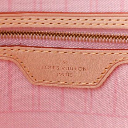 Louis Vuitton Damier Azur Neo Neverfull MM Rose Ballerine 6 of 11