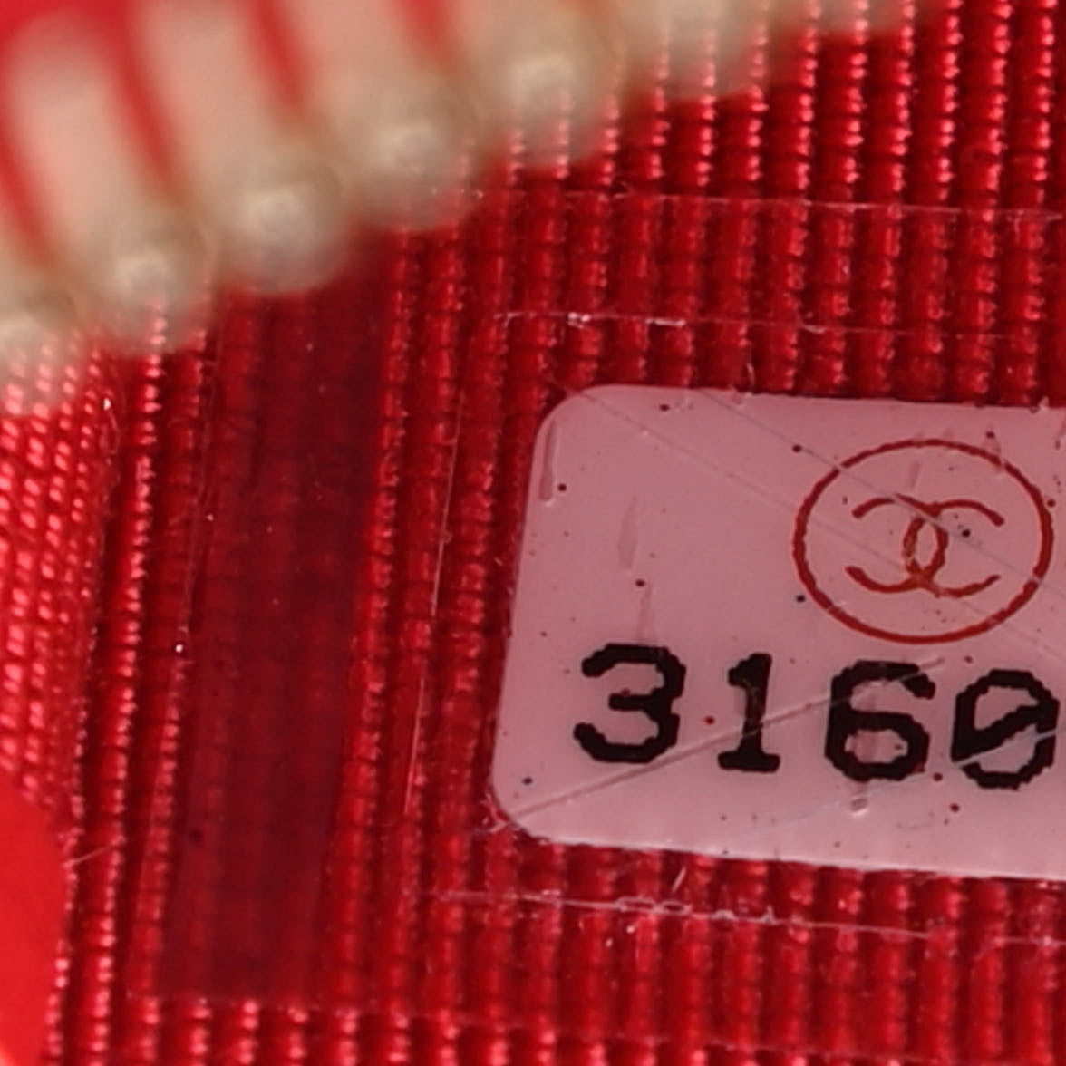 Chanel Caviar Quilted Zip Coin Purse Red 7 of 7