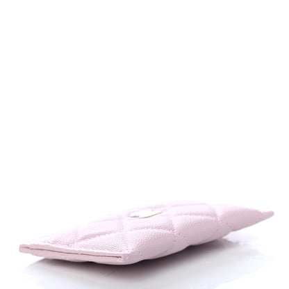Chanel Caviar Quilted Card Holder Light Pink 3 of 4