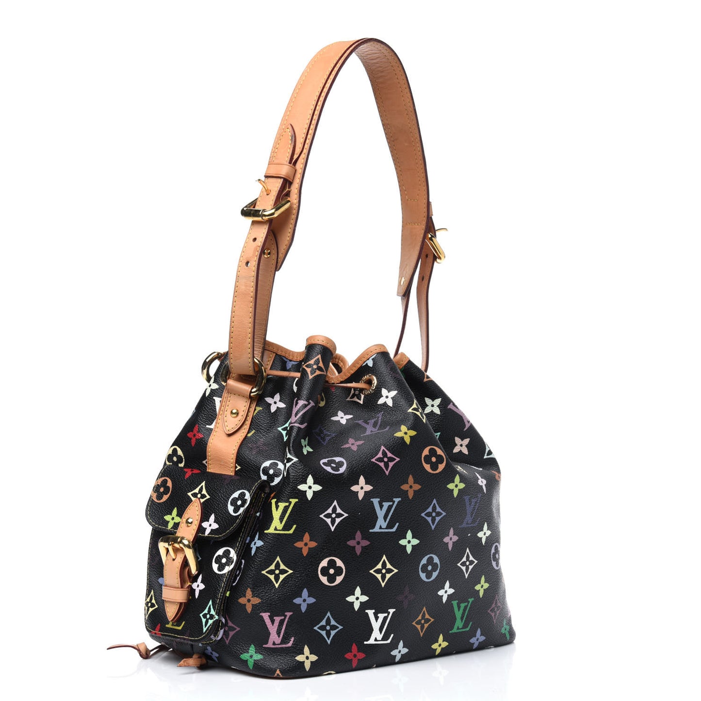 Monogram Multicolor Petit Noe Black