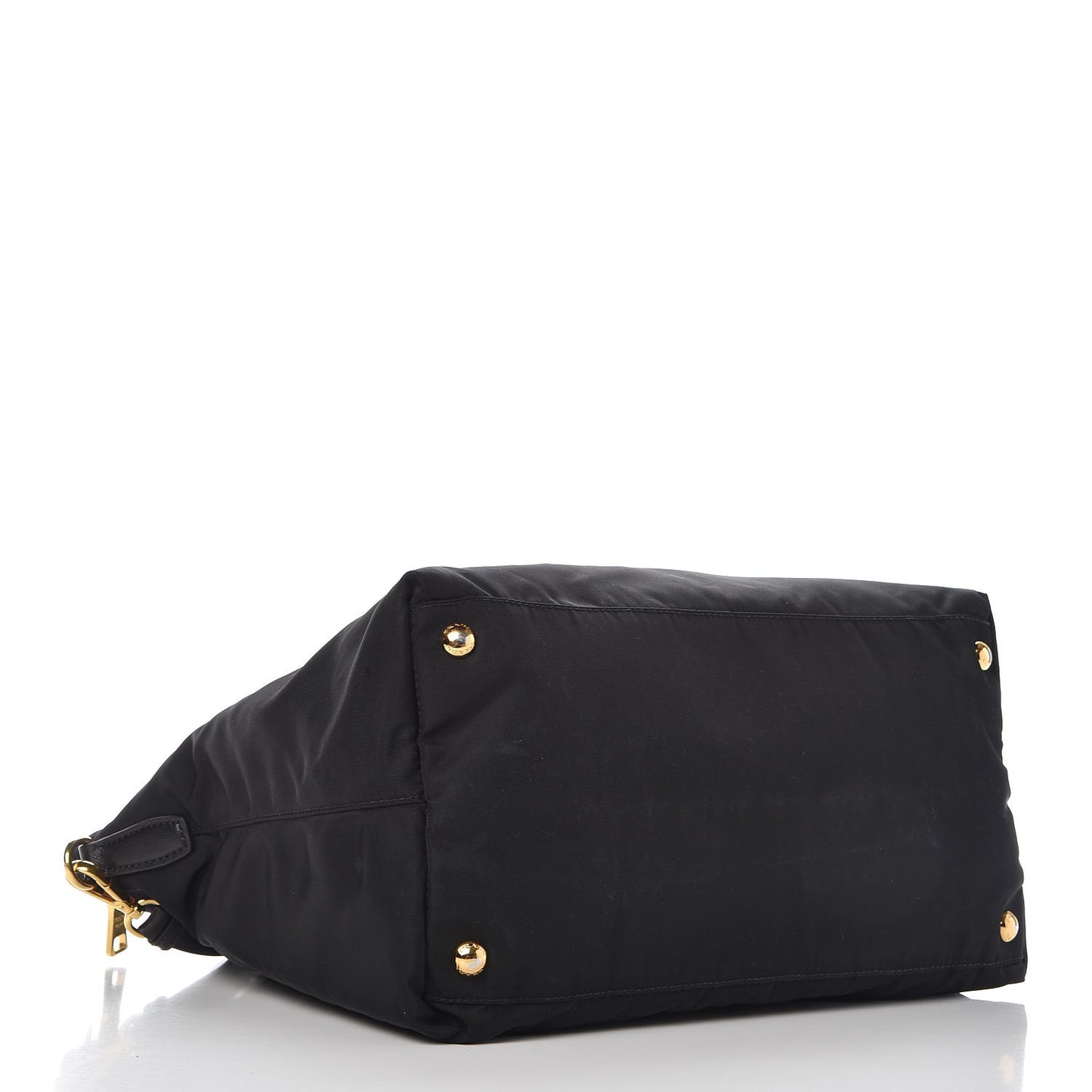 Saffiano Tessuto Nylon Tote Black