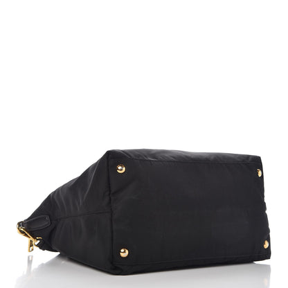 Prada Saffiano Tessuto Nylon Tote Black 5 of 10