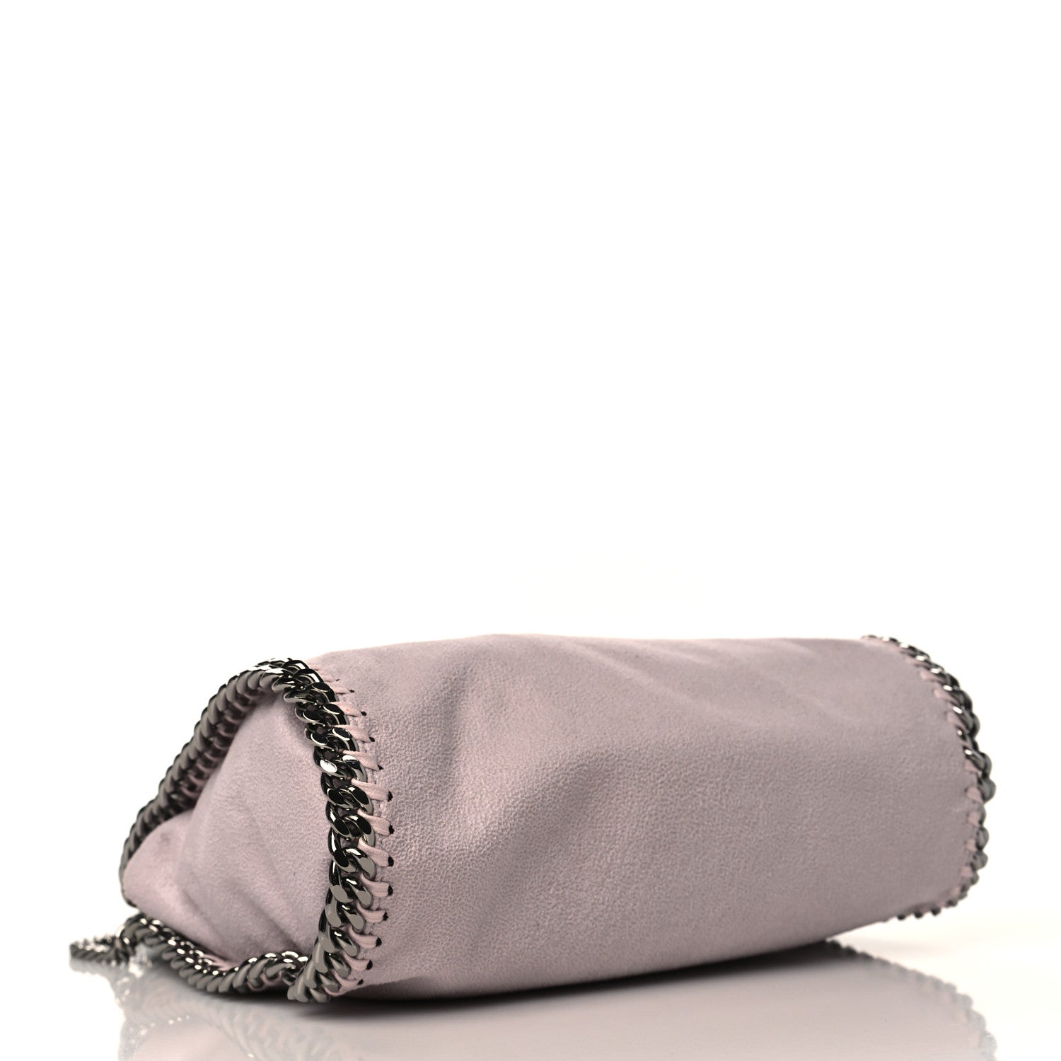 Stella McCartney Shaggy Deer Mini Falabella Fold Over Tote Pink 3 of 7