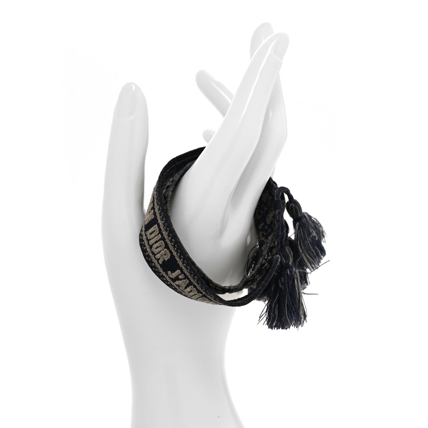 Woven Cotton J'Adior Friendship Bracelet Set Navy