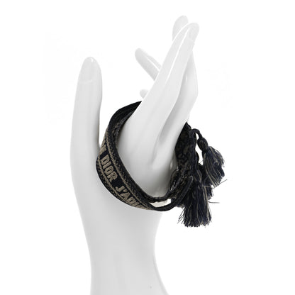 Christian Dior Woven Cotton J'Adior Friendship Bracelet Set Navy 2 of 3