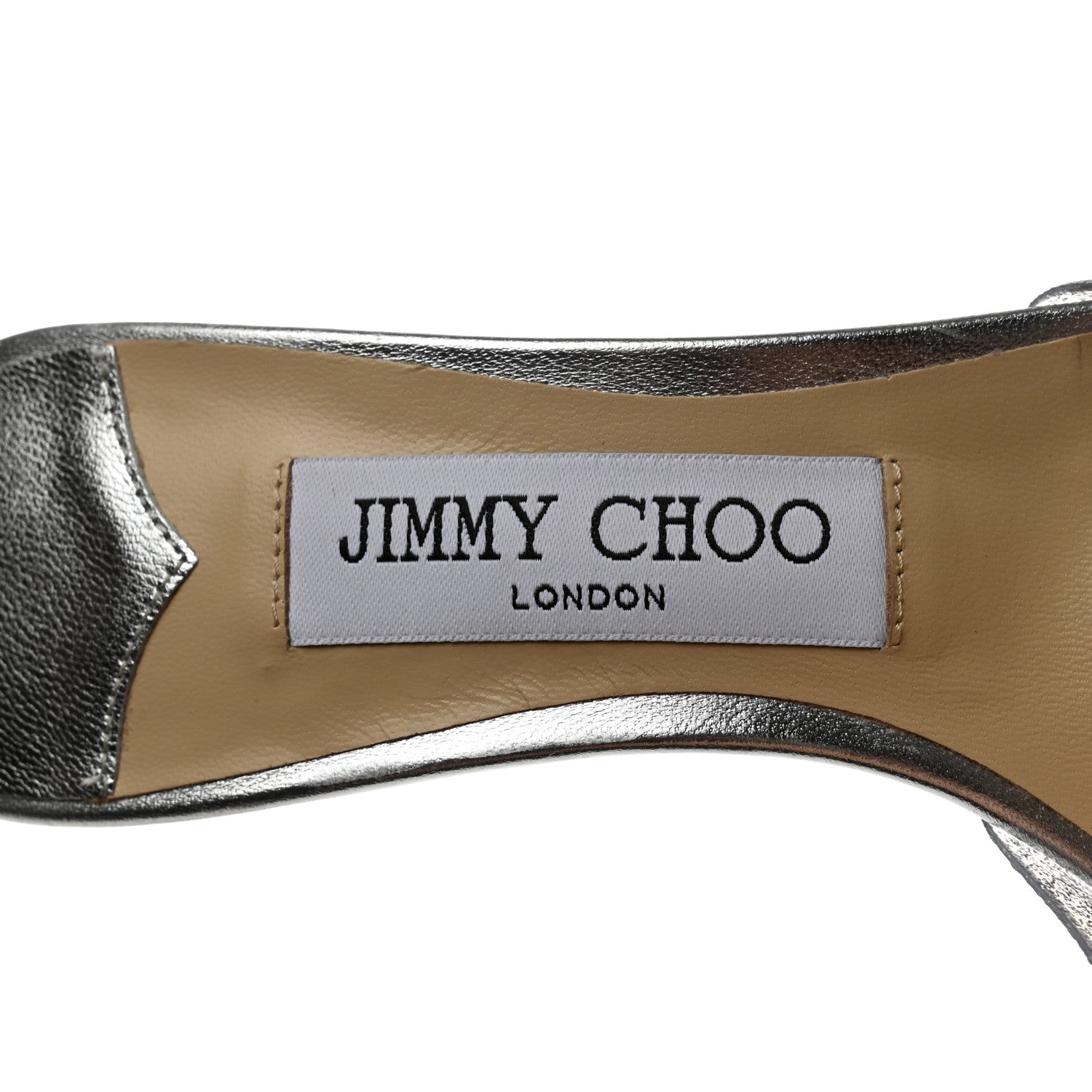 Jimmy Choo Plexi Glitter Crystal Saeda 100 Pumps 36.5 Silver 6 of 8