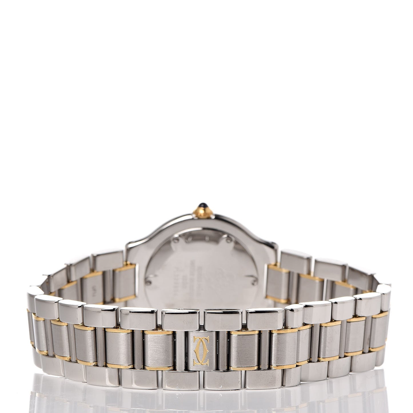 Stainless Steel 18K Yellow Gold 31mm Must De 21 Quartz Watch