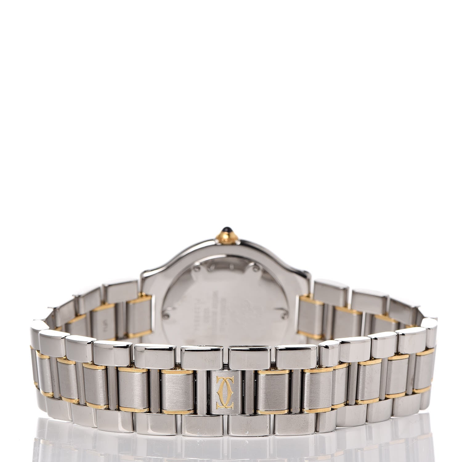 Cartier Stainless Steel 18K Yellow Gold 31mm Must De 21 Quartz Watch 4 of 6