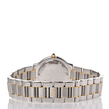 Cartier Stainless Steel 18K Yellow Gold 31mm Must De 21 Quartz Watch 4 of 6