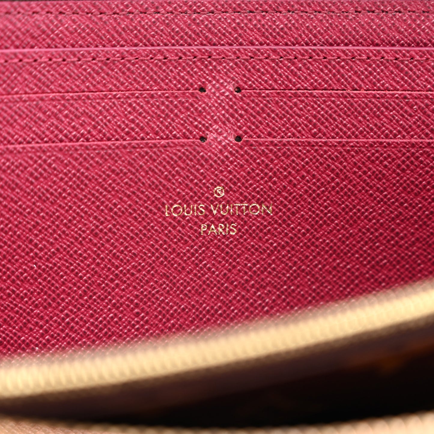 Monogram Clemence Wallet Fuchsia