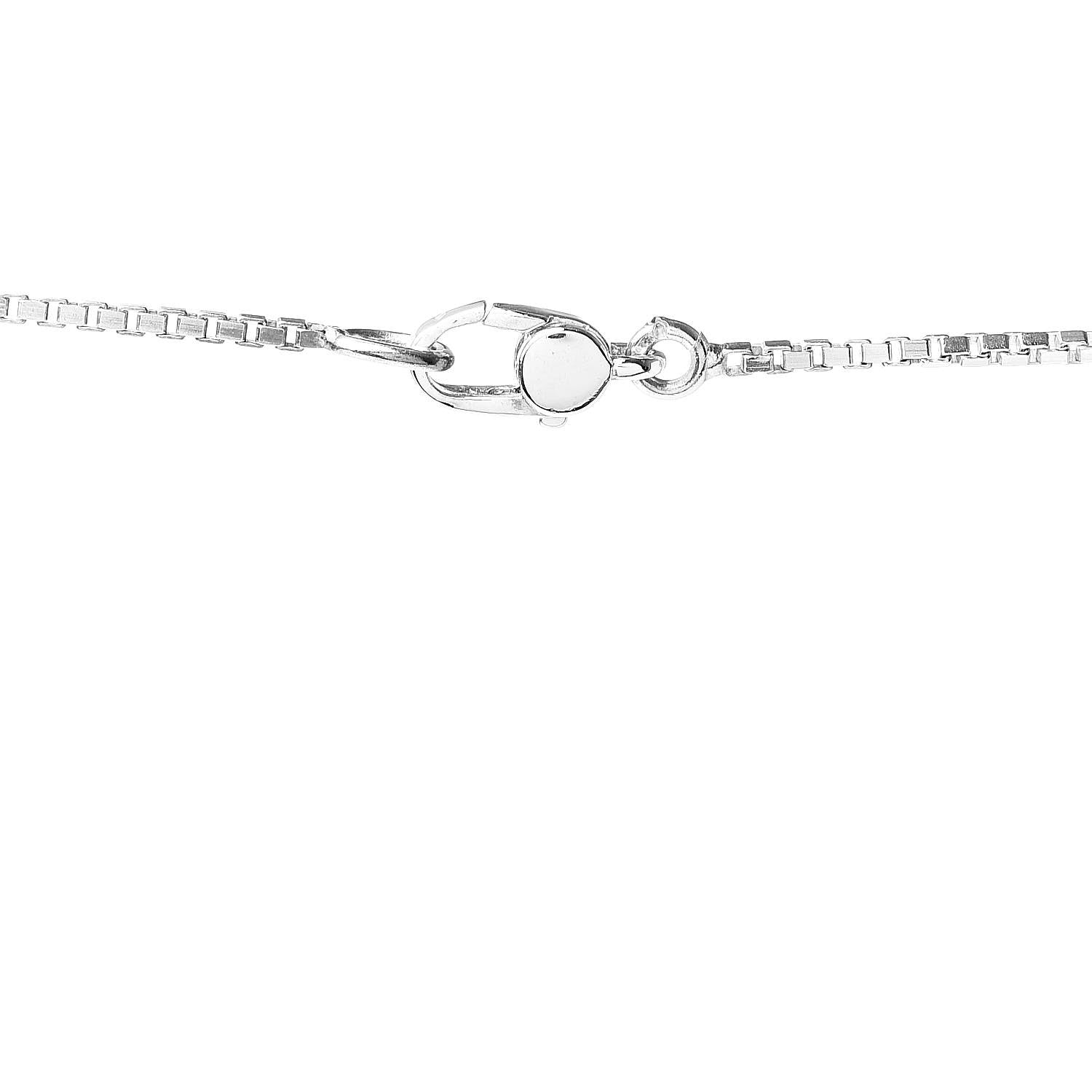 Gucci Sterling Silver Bamboo Cross Pendant Necklace 4 of 5