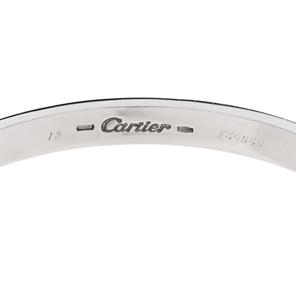 Cartier 18K White Gold LOVE Bracelet 18 7 of 7
