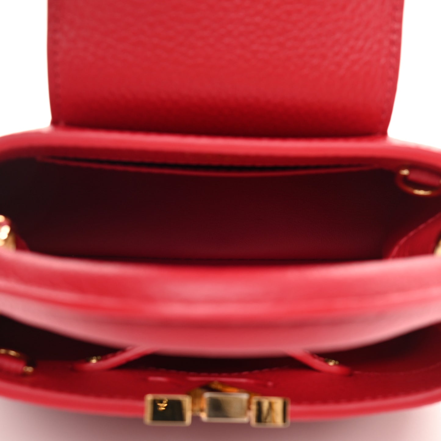 Taurillon Mini Capucines Scarlet