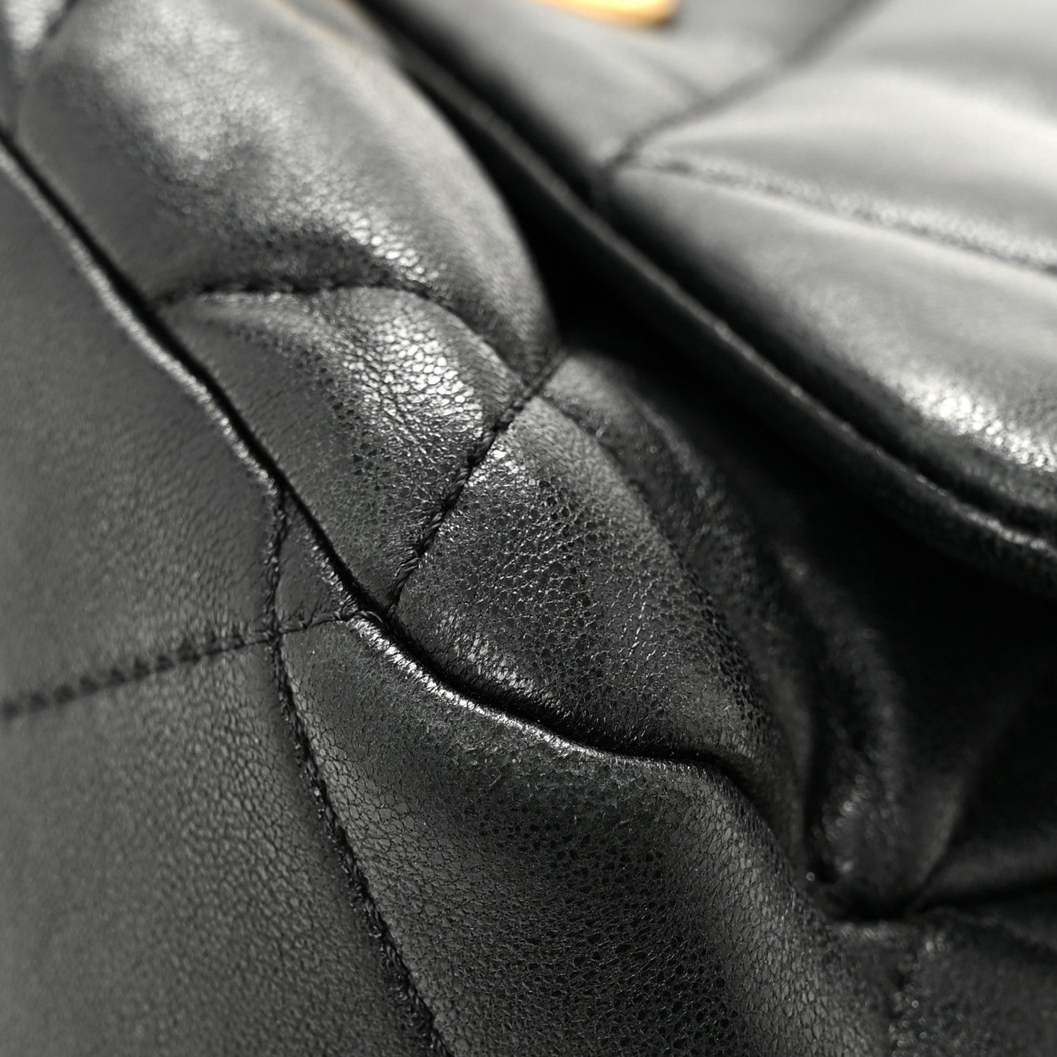 Chanel Lambskin Plexiglass Quilted Coco Love Flap Black 15 of 15