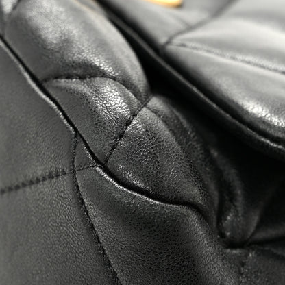 Chanel Lambskin Plexiglass Quilted Coco Love Flap Black 15 of 15