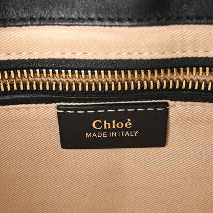 Chloe Suede Calfskin Small Faye Backpack Black 6 of 10