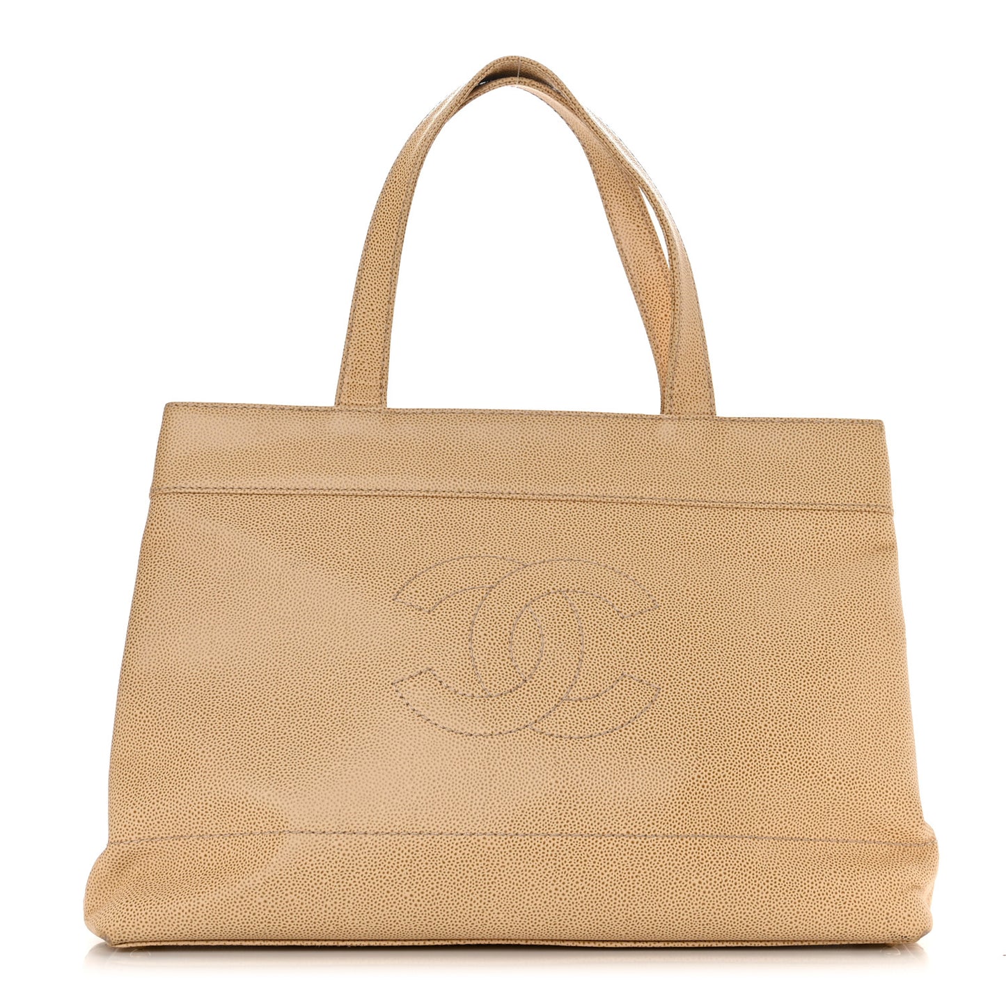 Caviar CC Tote Beige