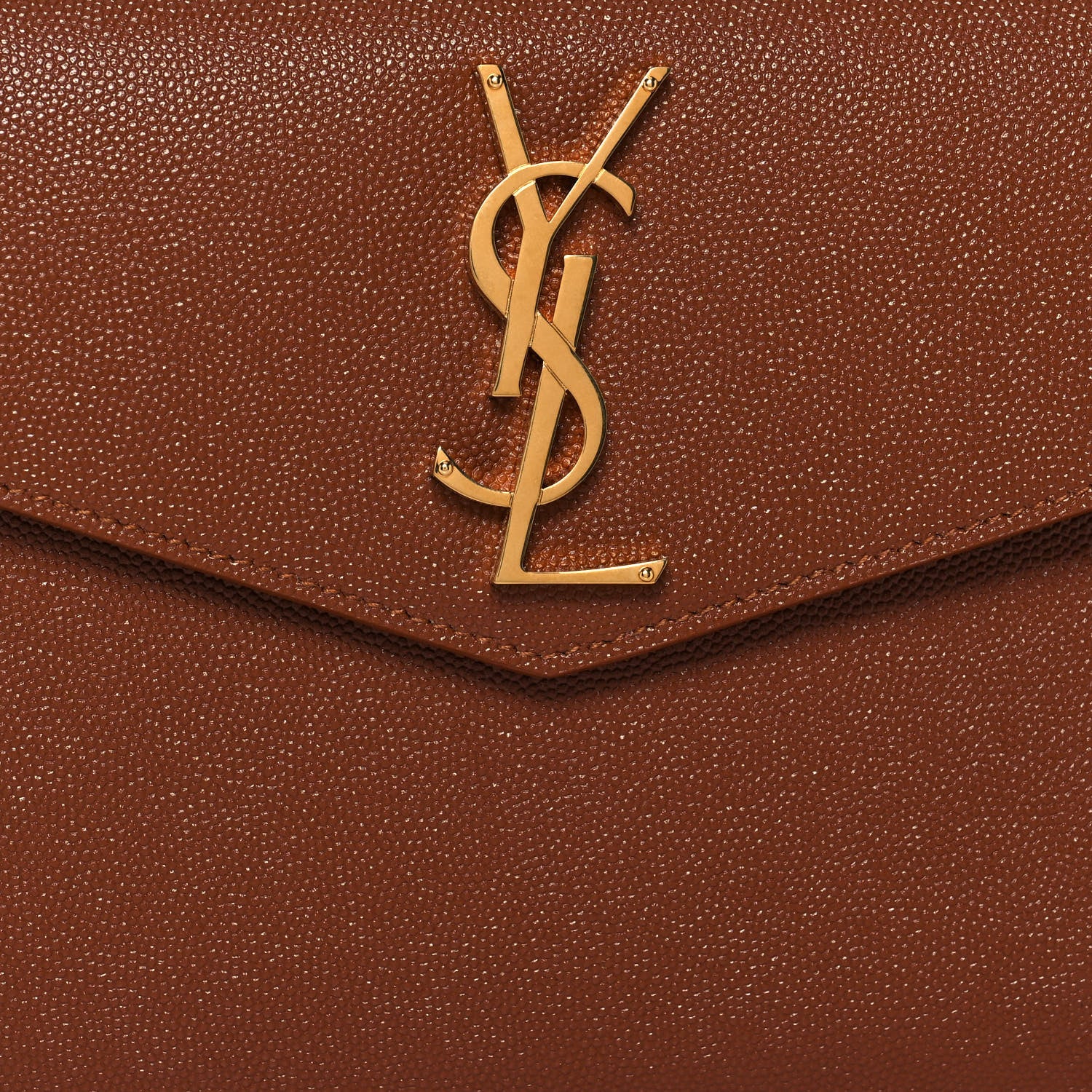 Saint Laurent Grain De Poudre Uptown Pouch Brick 8 of 12