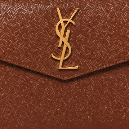 Saint Laurent Grain De Poudre Uptown Pouch Brick 8 of 12