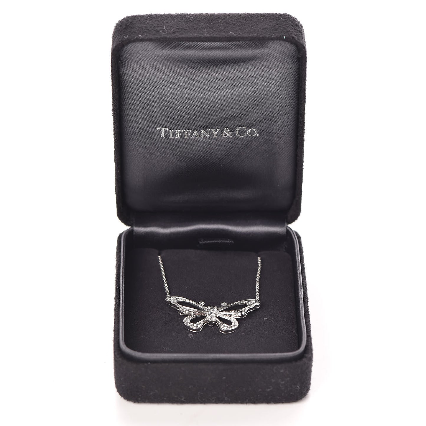 Platinum Diamond .56ctw Enchant Butterfly Necklace