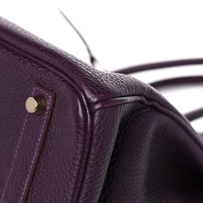 Hermes Togo Birkin 35 Raisin 8 of 37