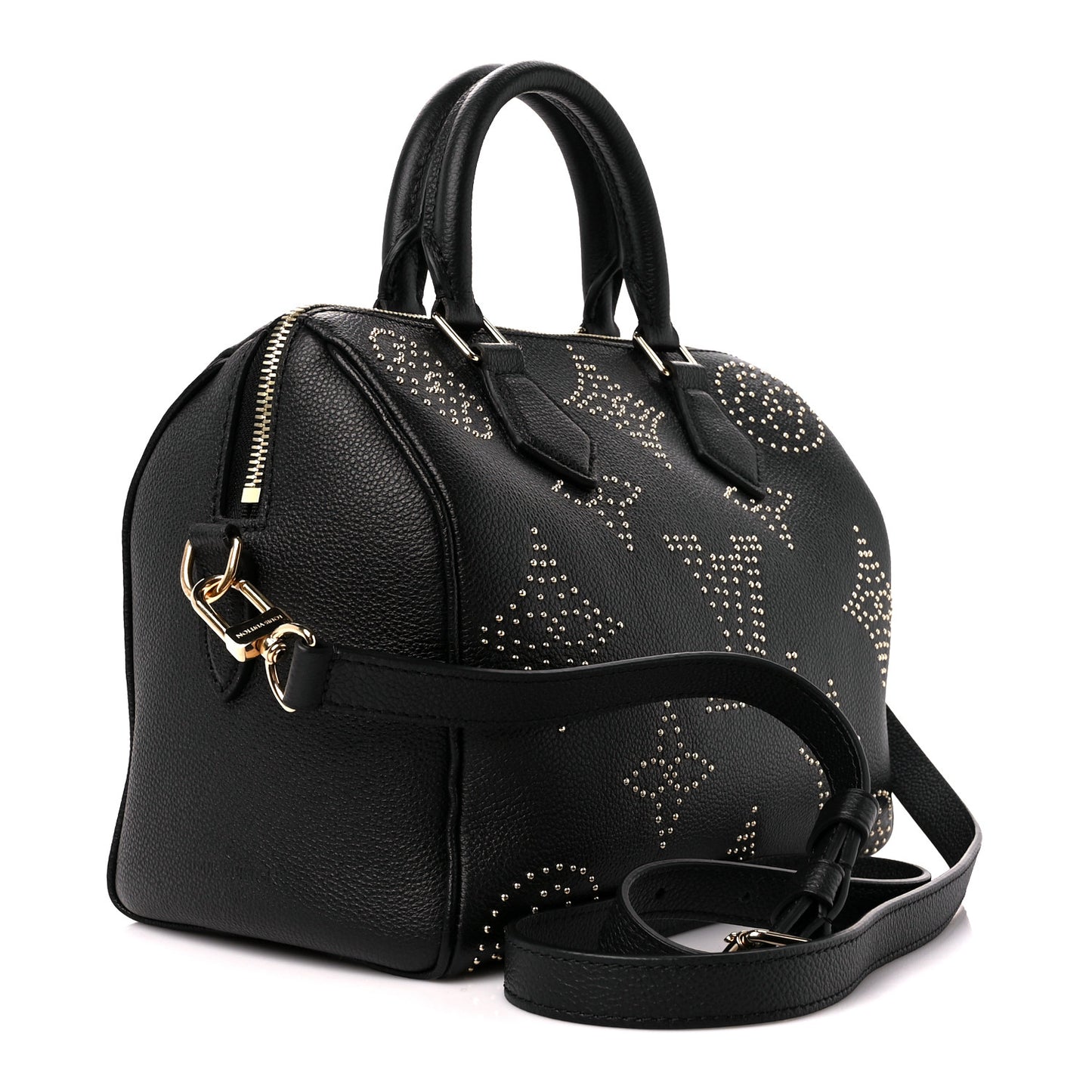 Empreinte Monogram Giant Studded Speedy Bandouliere 25 Black