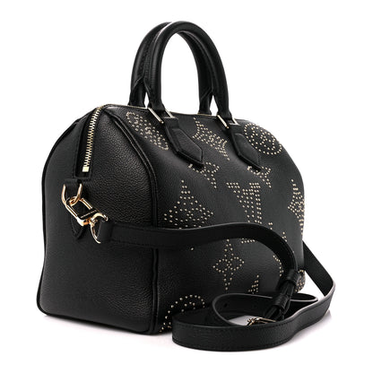 Louis Vuitton Empreinte Monogram Giant Studded Speedy Bandouliere 25 Black 3 of 12