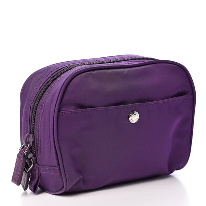 Prada Tessuto Nylon Saffiano Cosmetic Pouch Ciclamino 2 of 8