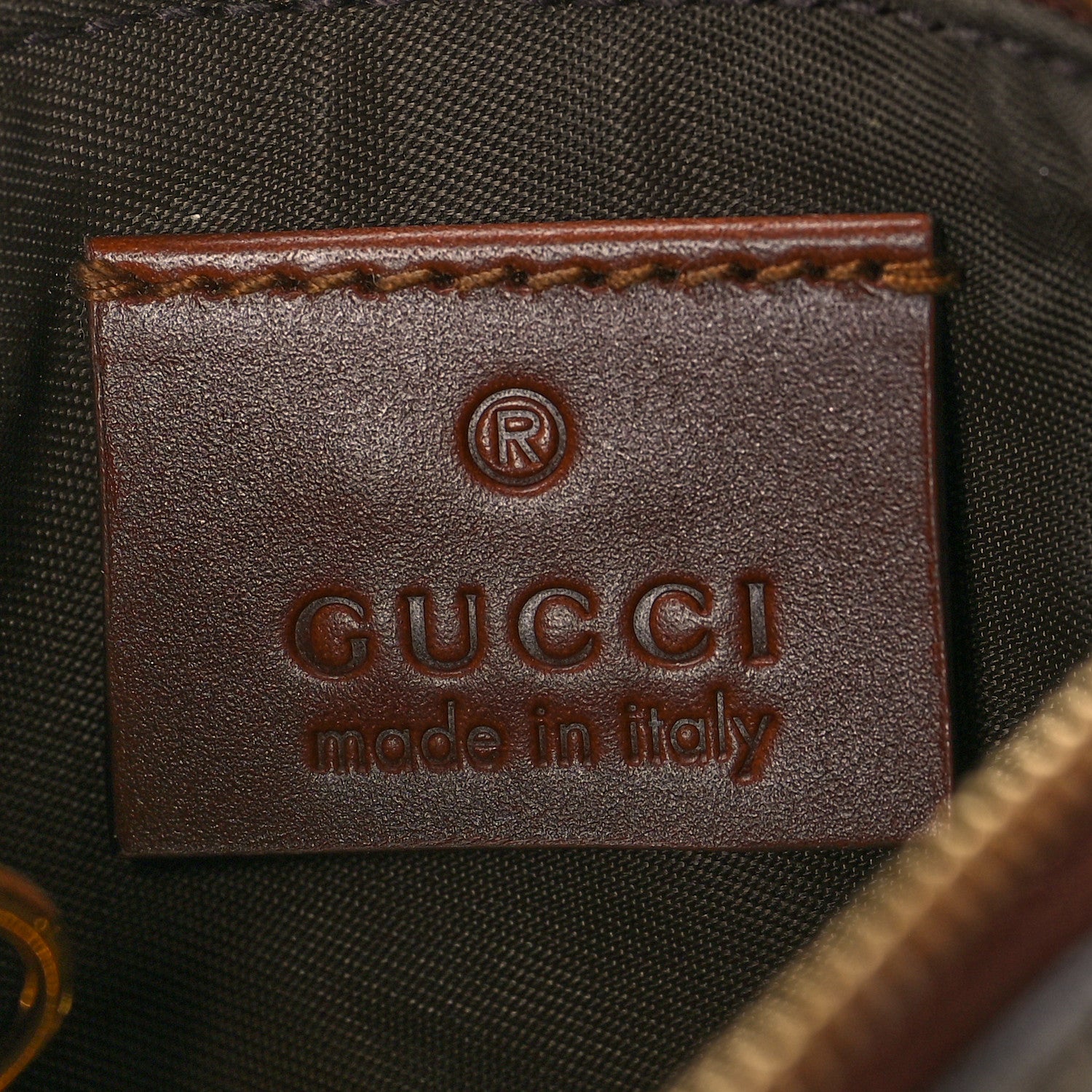 Gucci GG Supreme Monogram Key Case Beige Ebony Cuir 6 of 8