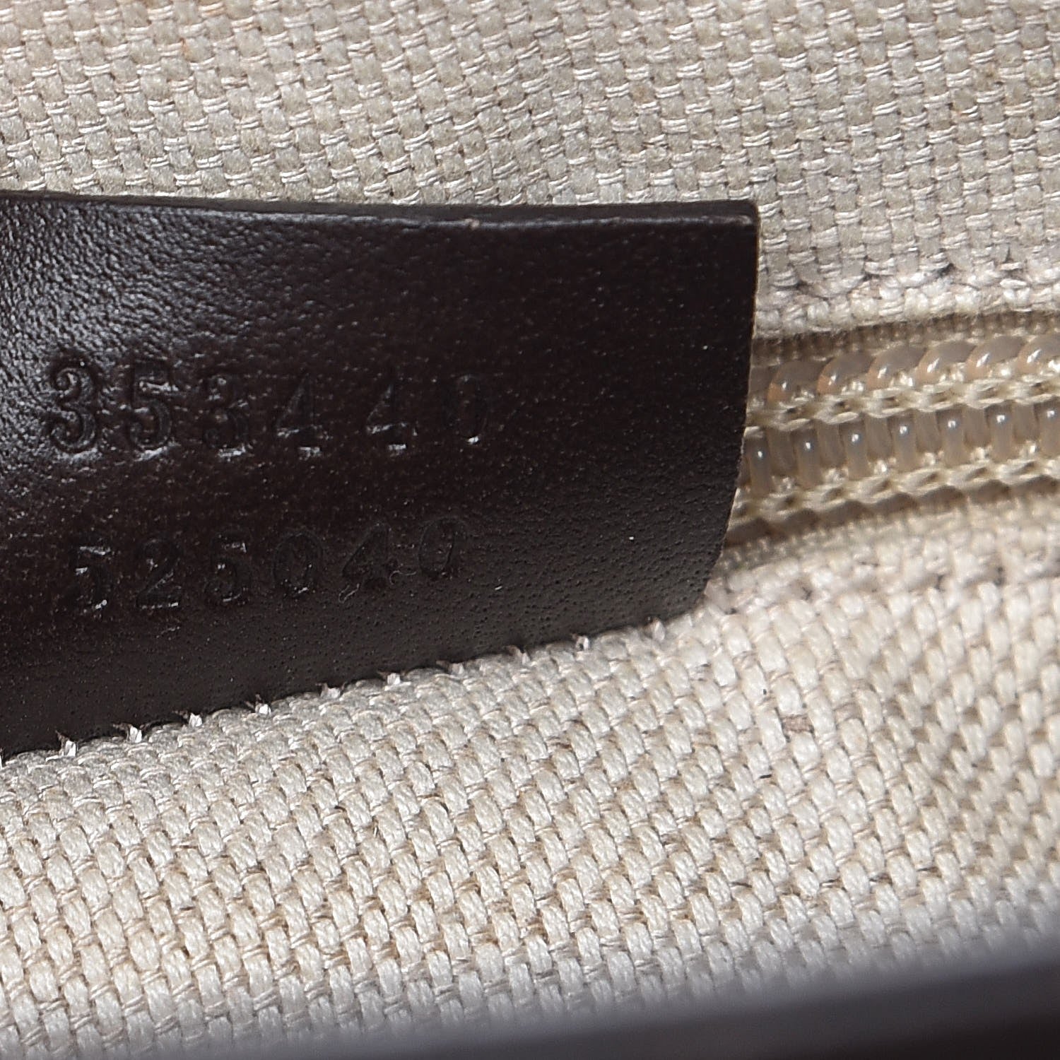 Gucci GG Supreme Monogram Small Zippered Tote Dark Brown 7 of 14