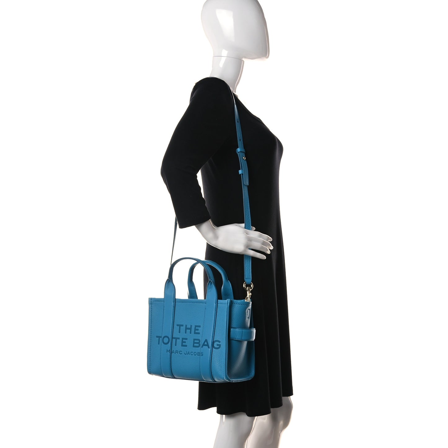 Grained Calfskin Small The Tote Bag Barrier Reef