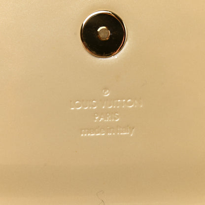 Louis Vuitton Patent Sobe Clutch Creme 6 of 8
