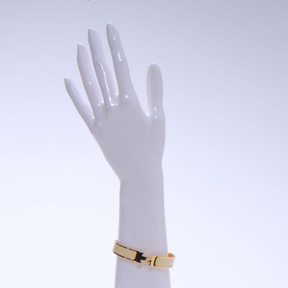 Hermes Enamel Narrow Clic Clac H Bracelet PM Marron Glace 2 of 5