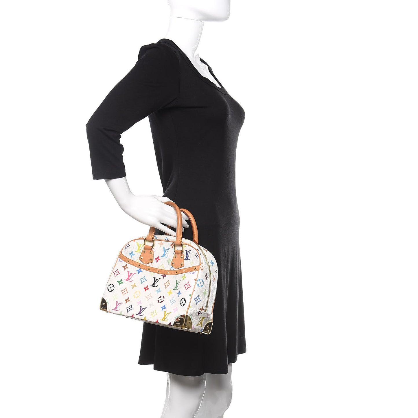 Monogram Multicolor Trouville White