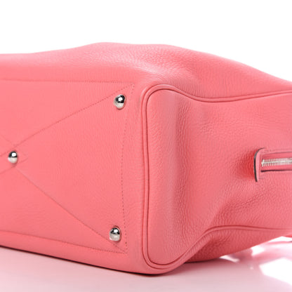 Hermes Taurillon Clemence Victoria II 35 Rose Azalee 7 of 9