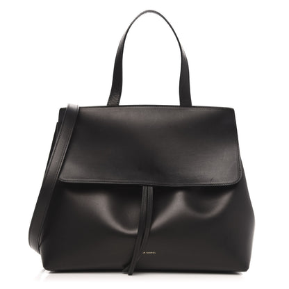 Mansur Gavriel Calfskin Lady Bag Black Royal 1 of 14
