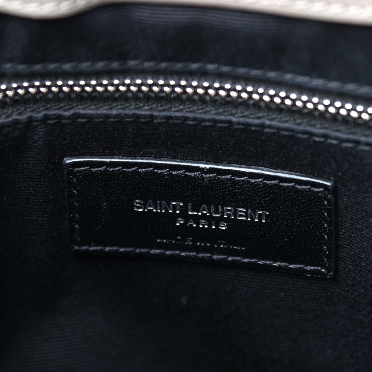 Saint Laurent Calfskin Y Quilted Monogram Medium Loulou Chain Satchel Faggio 6 of 9