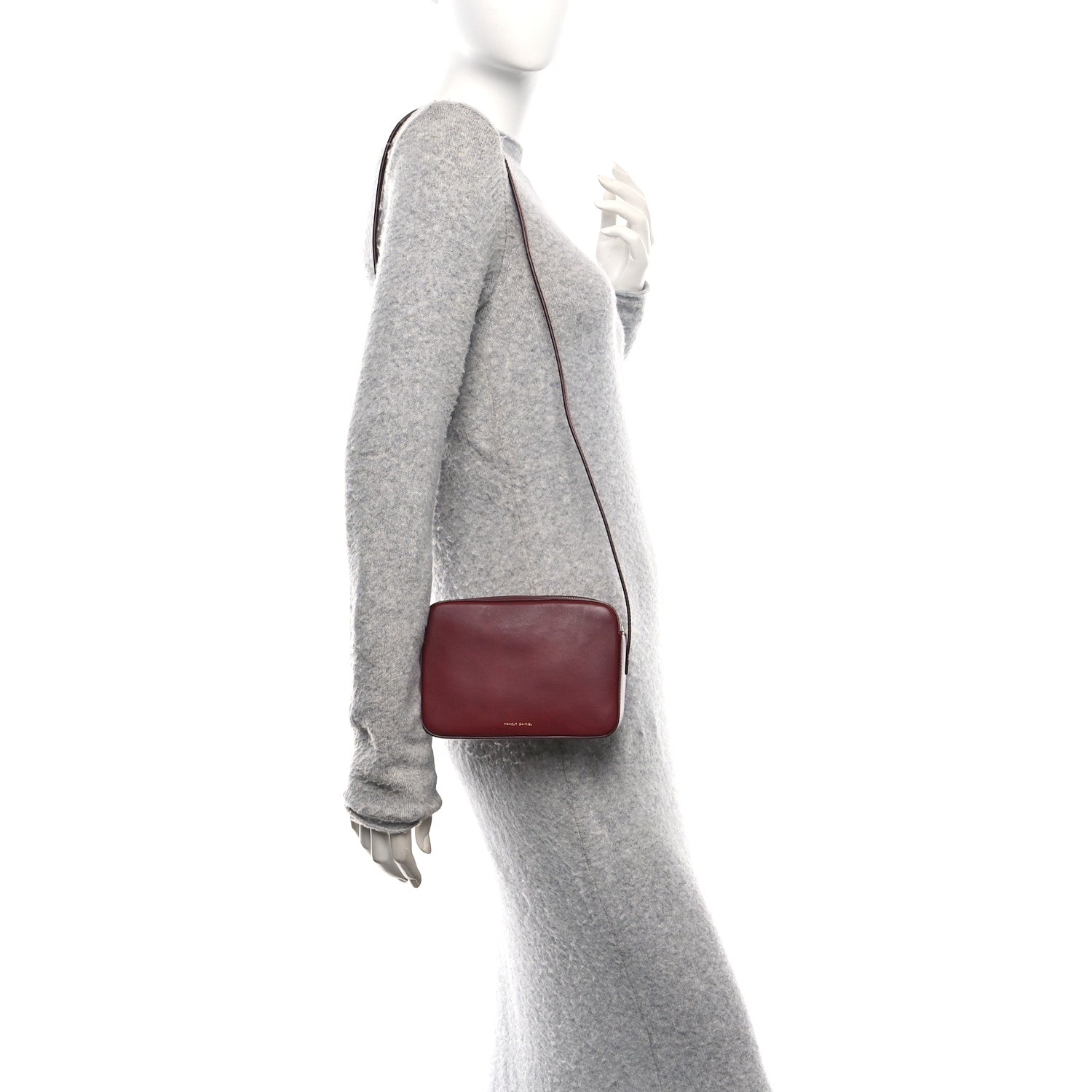 Mansur Gavriel Soft Calfskin Camera Bag Bordo 2 of 10