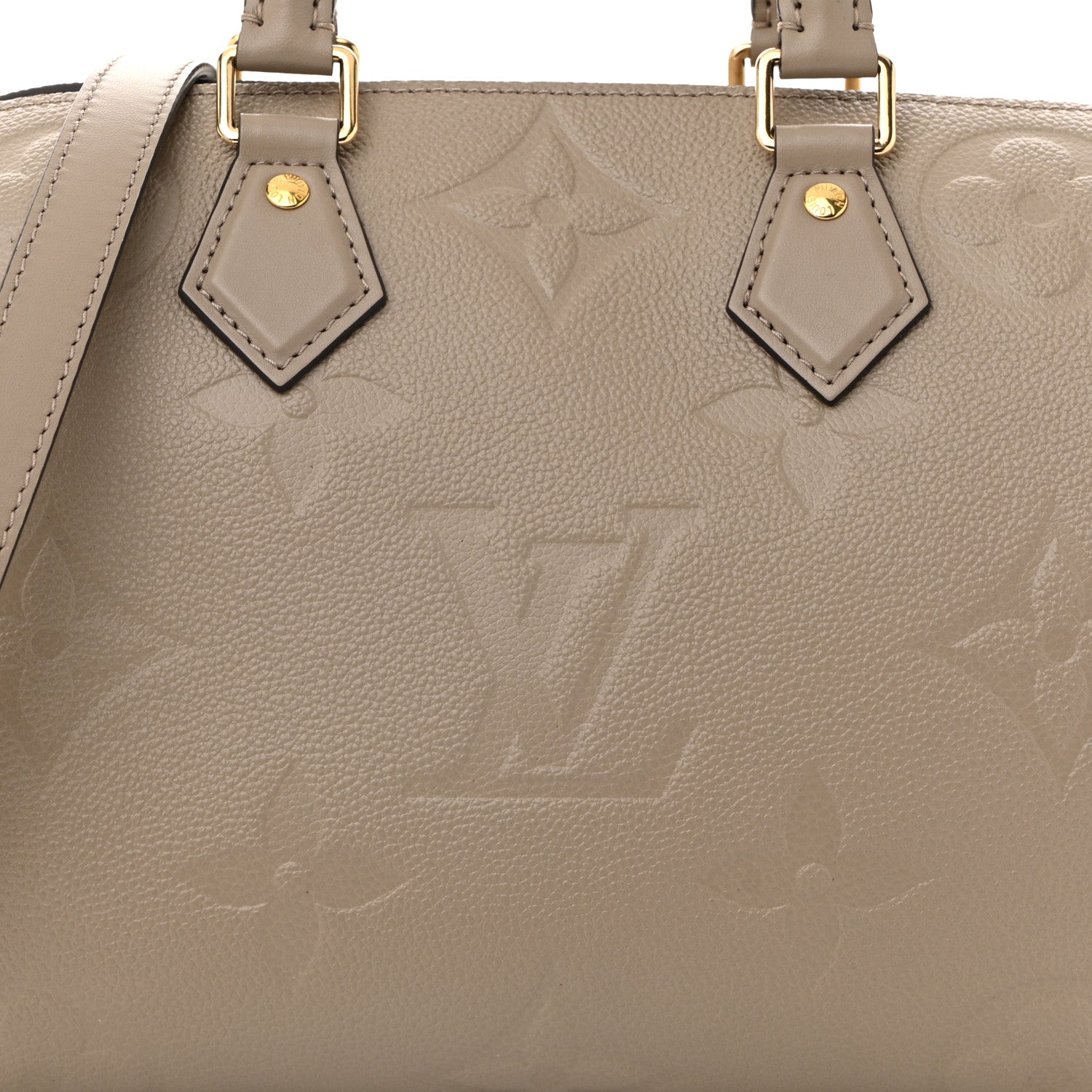 Louis Vuitton Empreinte Monogram Giant Speedy Bandouliere 25 Tourterelle 7 of 11
