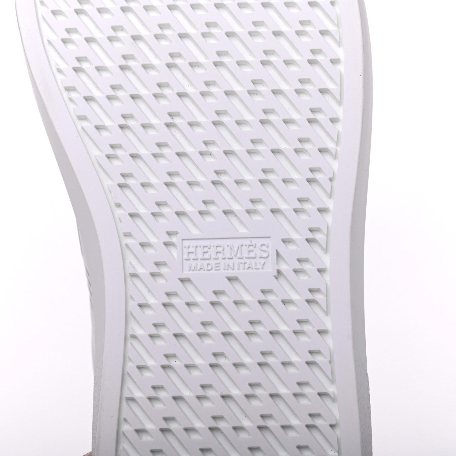 Hermes Calfskin Womens Advantage Sneakers 38 White Gris Argente 6 of 9