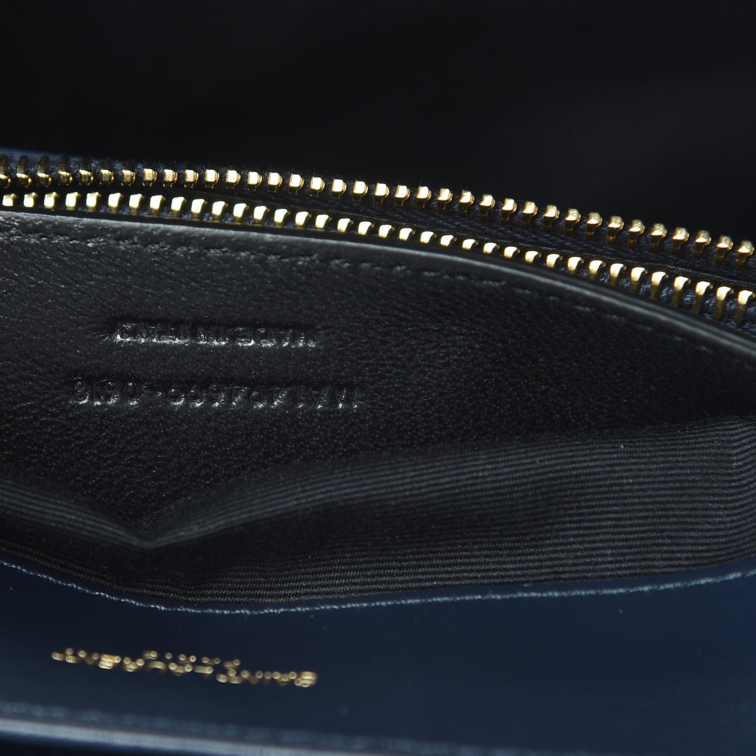 Saint Laurent Velvet Y Quilted Monogram Small Loulou Chain Satchel Medium Blue 7 of 10