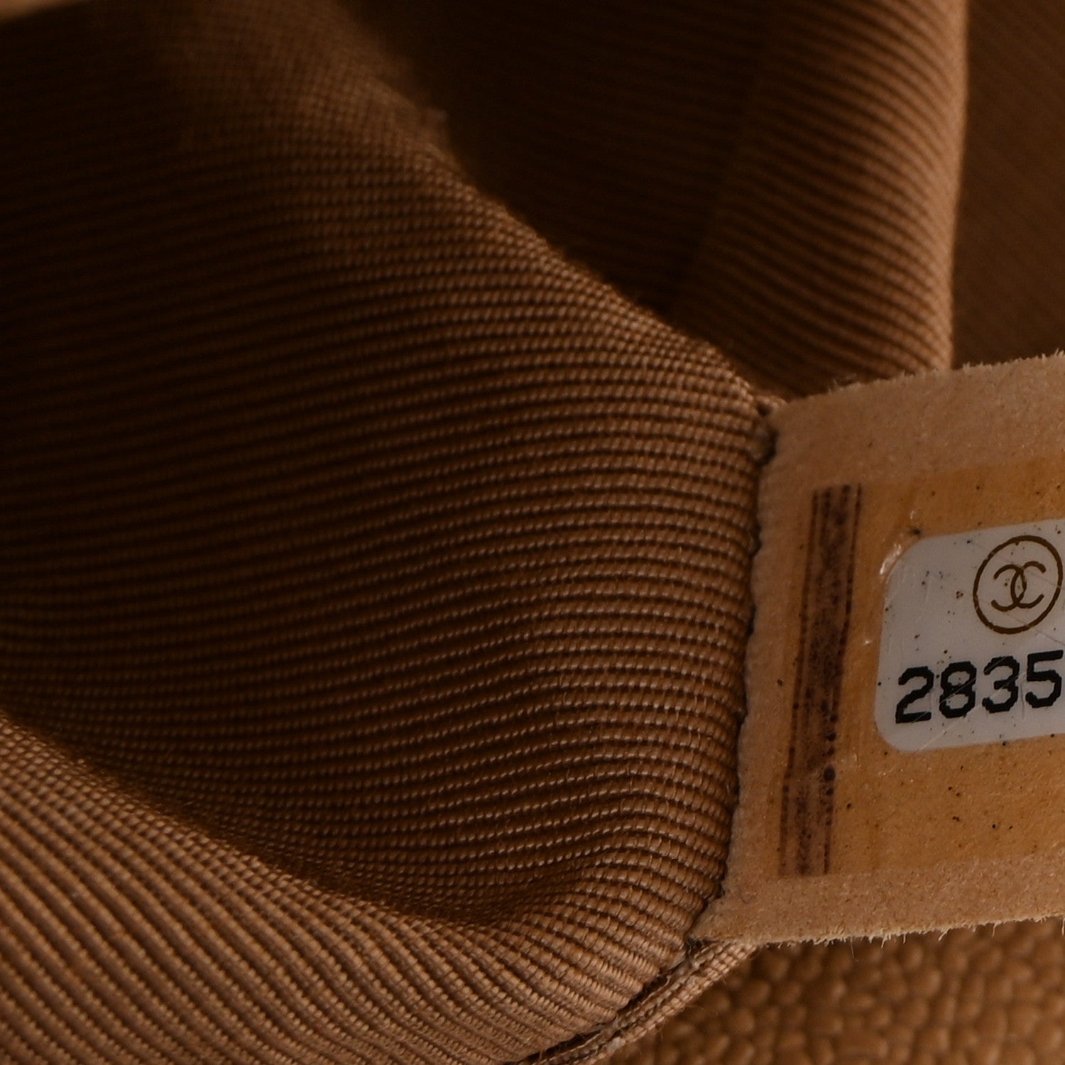 Chanel Caviar Quilted Medium Boy Flap Beige 7 of 10