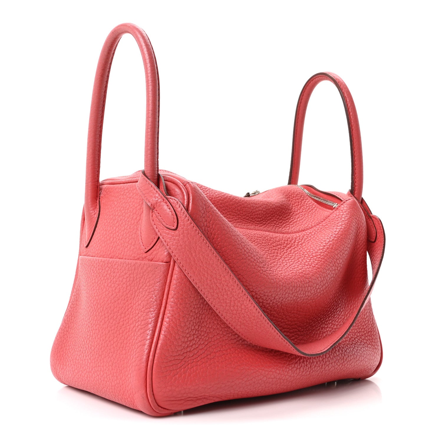 Hermes Taurillon Clemence Lindy 26 Rose Jaipur 3 of 10